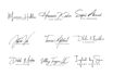do signature, handwritten, cursive  logo design