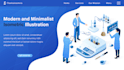 create modern flat design illustration