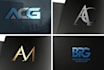 creative initial and monogram logo design