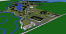 3d render architectural site plan and real estate plan