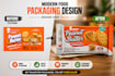 create premium food and fmcg packaging design for your brand