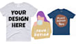 create different style t shirt mockup
