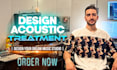 design acoustic treatment for your home studio podcast or youtube room