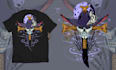 custom japanese illustration for t shirt design