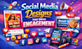 design creative social media posts and cover for your brand