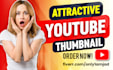 design amazing youtube thumbnail