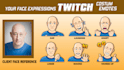 create custom twitch emotes based on your face expressions