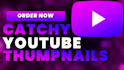 design attractive youtube thumpnails in 24 hours