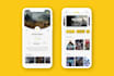 create mobile app UI and web UI design
