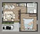 make 3d floor plan model rendering and 2d drawing