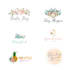 design beautiful watercolor feminine logo