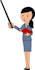 draw a high quality and unique stickman stick figure clipart