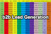 do targeted b2b linkedin lead generation and web research