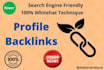do profile backlinks for your website seo