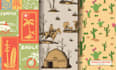 design seamless pattern for textile with hand drawn style
