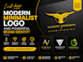 design a modern minimalist logo and powerful brand identity