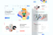 do modern psd landing page and website design