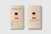 do 2 professional   business card design within 4 hours
