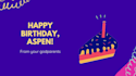make a happy birthday wishing video of your beloved