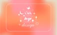 design coquette girly yk2 logo for you