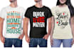 create cool unique  tshirts design