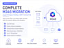 migrate google workspace, godaddy or imap email to microsoft 365