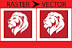 do vector trace, convert hand drawing, recreate logo and image to vector
