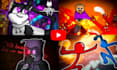 draw custom cartoon gaming thumbnails for youtube