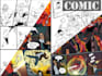 illustrate comic book pages for u