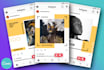 create your instagram post template using canva