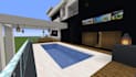 build a minecraft modern house