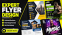 design a professional flyer and poster