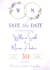 create beautiful and unique wedding save the date invitation