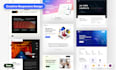 figma design website UI UX, website mockup or landing page