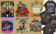 create vintage streetwear t shirt design and clothing graphic illustration