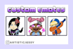 draw custom twitch and discord emotes