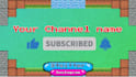 create kids pixel gaming intro outro