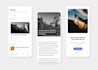 create minimalist and modern design UI UX mobile apps