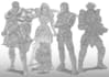 draw 2d sprite, fantasy game art, dnd, and character design