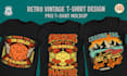design retro vintage and custom tshirt design