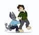 draw a cute chibi of your furry character