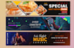 design a professional youtube banner or channel art