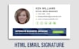 create clickable HTML email signature
