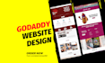 design godaddy website with godaddy builder