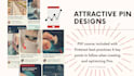 create pinterest pins design beautiful and professional pins