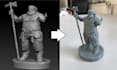 convert your sketch into a 3d print ready model