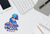 design logo, sticker, badge, patch, label and banner