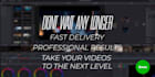 do professional video editing