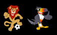draw COOL attractive Cartoon Mascots Logo