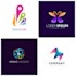 design unique abstract mark logo for you